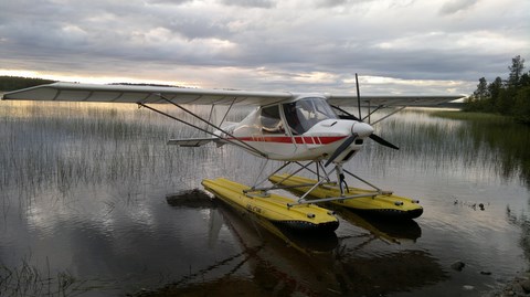 Icarus Aircraft on Full Lotus Floats