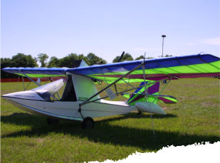 Aventura amphibious ultralight or experimental aircraft.